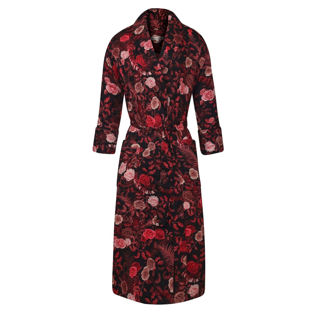Leichter Bademantel für Damen - Bengal Rose