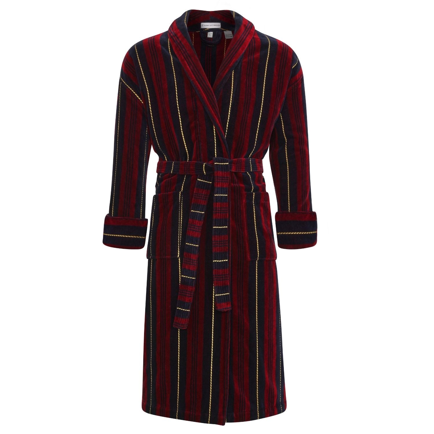 Men's Dressing Gown front - Marchand | Bown of London