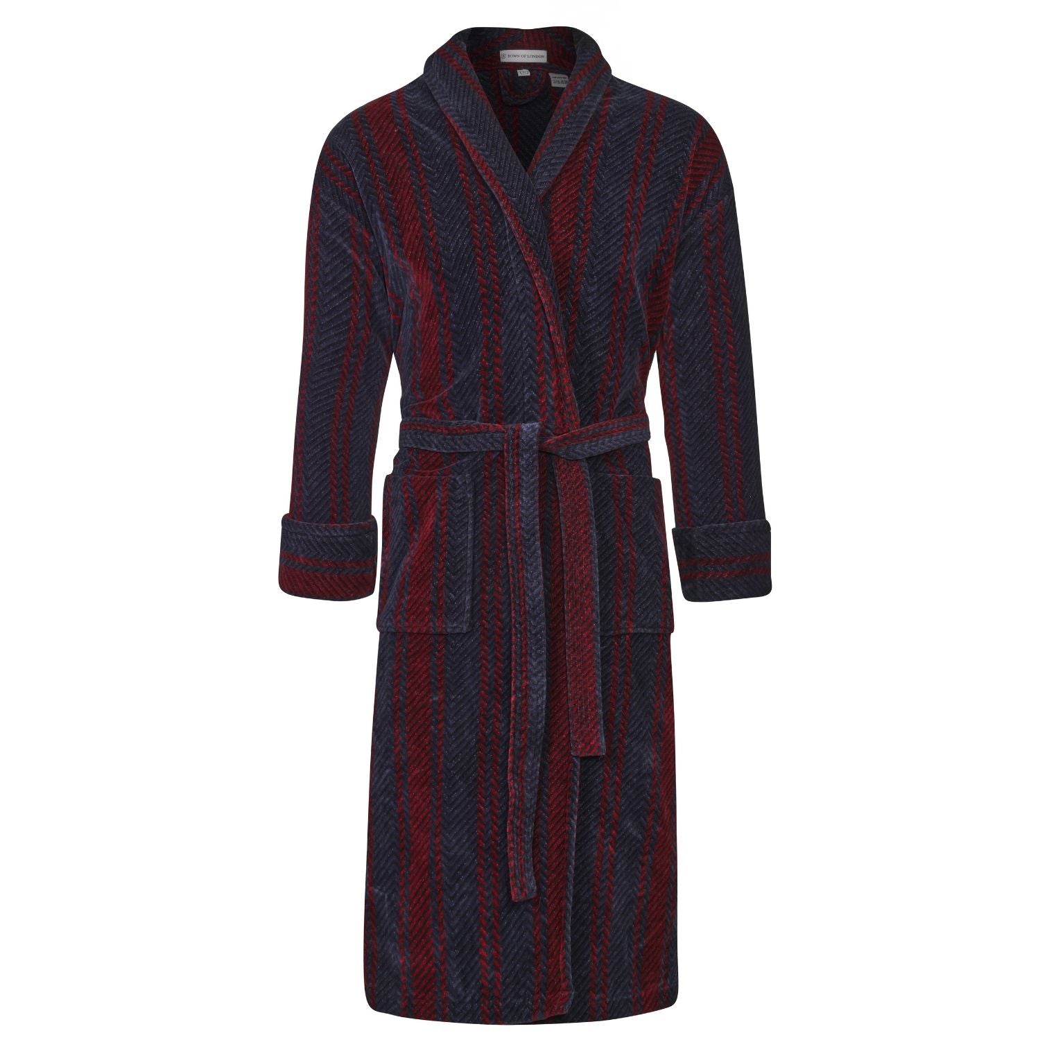Men's Dressing Gown front - The Arbroath | Bown of London