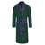 Connaught Long Smoking-Jacke Robe in Green