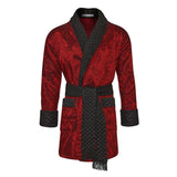 Clarke Short Smoking Jacket für Herren - Claret