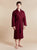Leichter Herren Morgenmantel - Tosca Rot