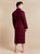 Leichter Herren Morgenmantel - Tosca Rot