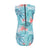 Turquoise Sunrise Sleeveless Back Zip One-Piece Swimsuit