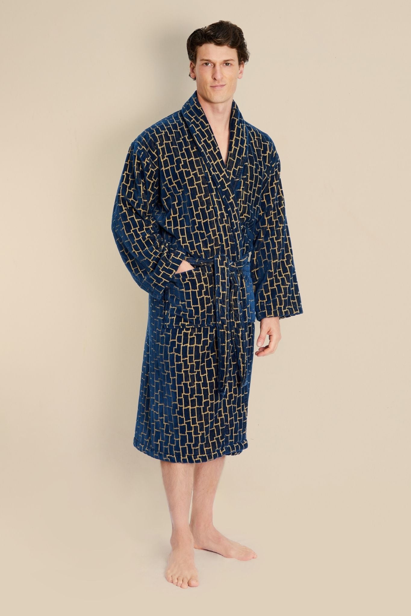 Herren Morgenmantel - Agean