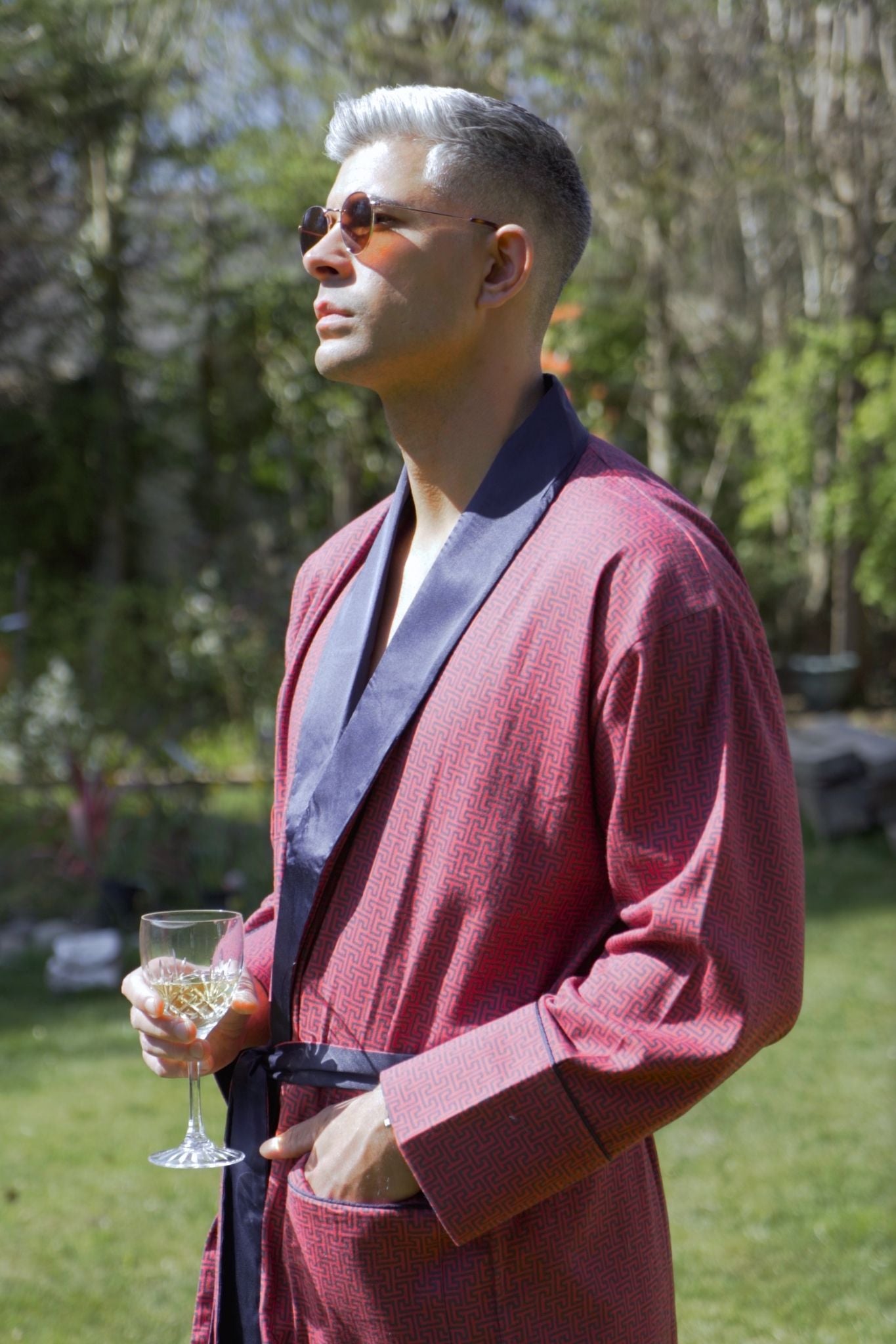 Leichter Morgenmantel für Herren - Cambridge