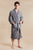 Herren Grey Towelling Dressing Gown - Europa