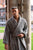 Herren Grey Towelling Dressing Gown - Europa