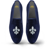 Samt-Loafer/Slipper Shoe Fleur
