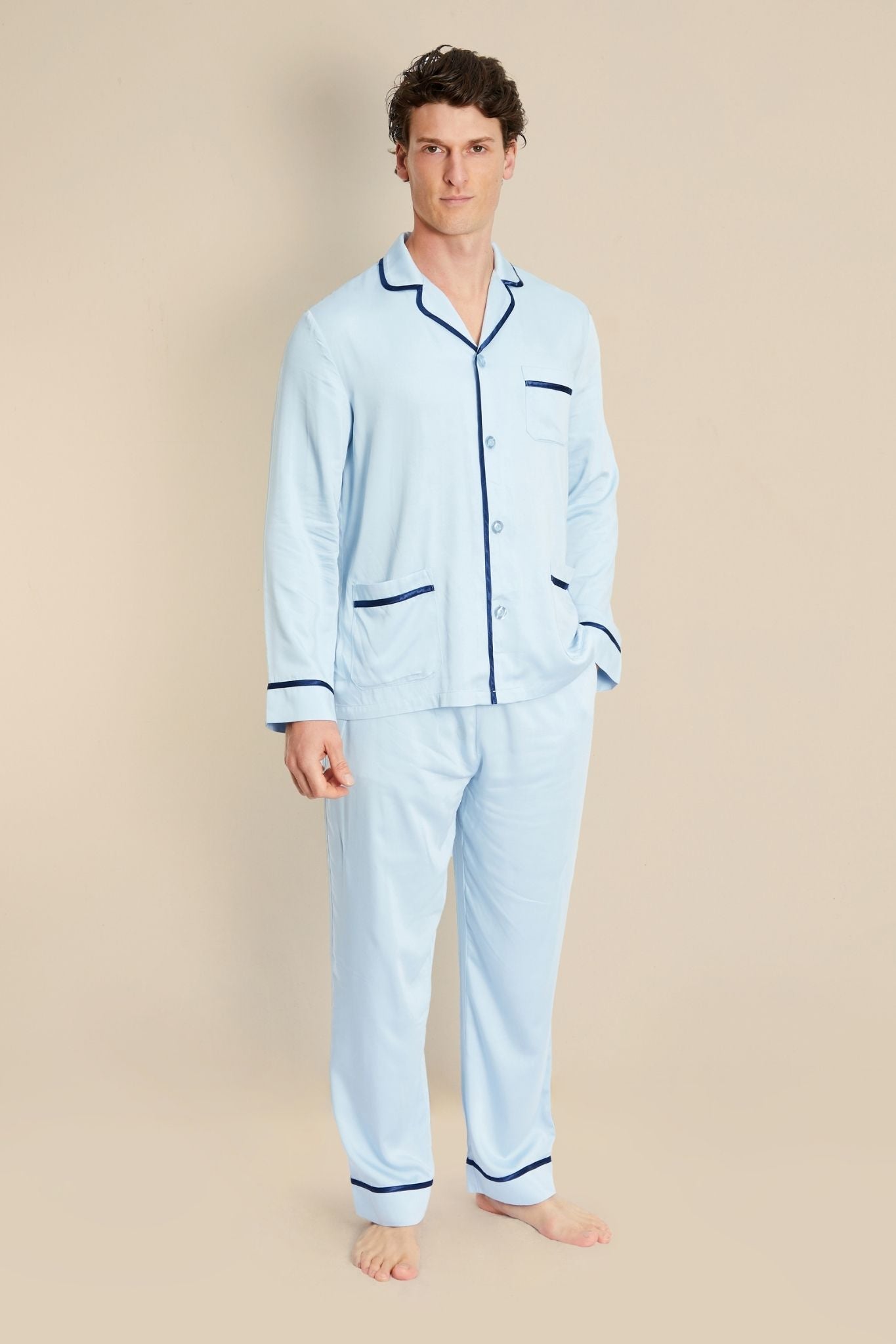 Herren Breathable Bamboo Pyjamas - Hades