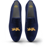 Samt-Loafer/Slipper Shoe Lionheart