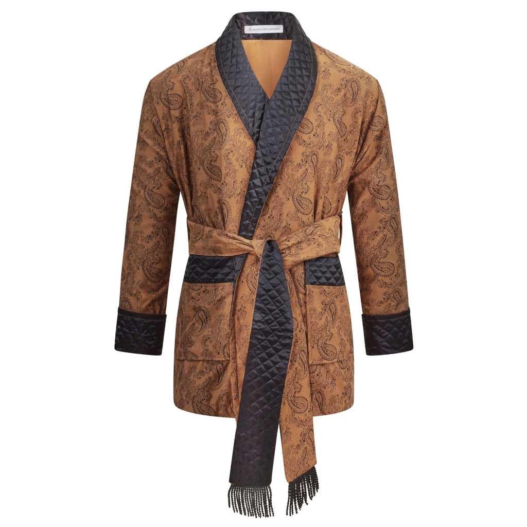 Midas Short Smoking-Jacke in Gold