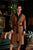 Majestic Long Smoking Jacket Robe in Gold